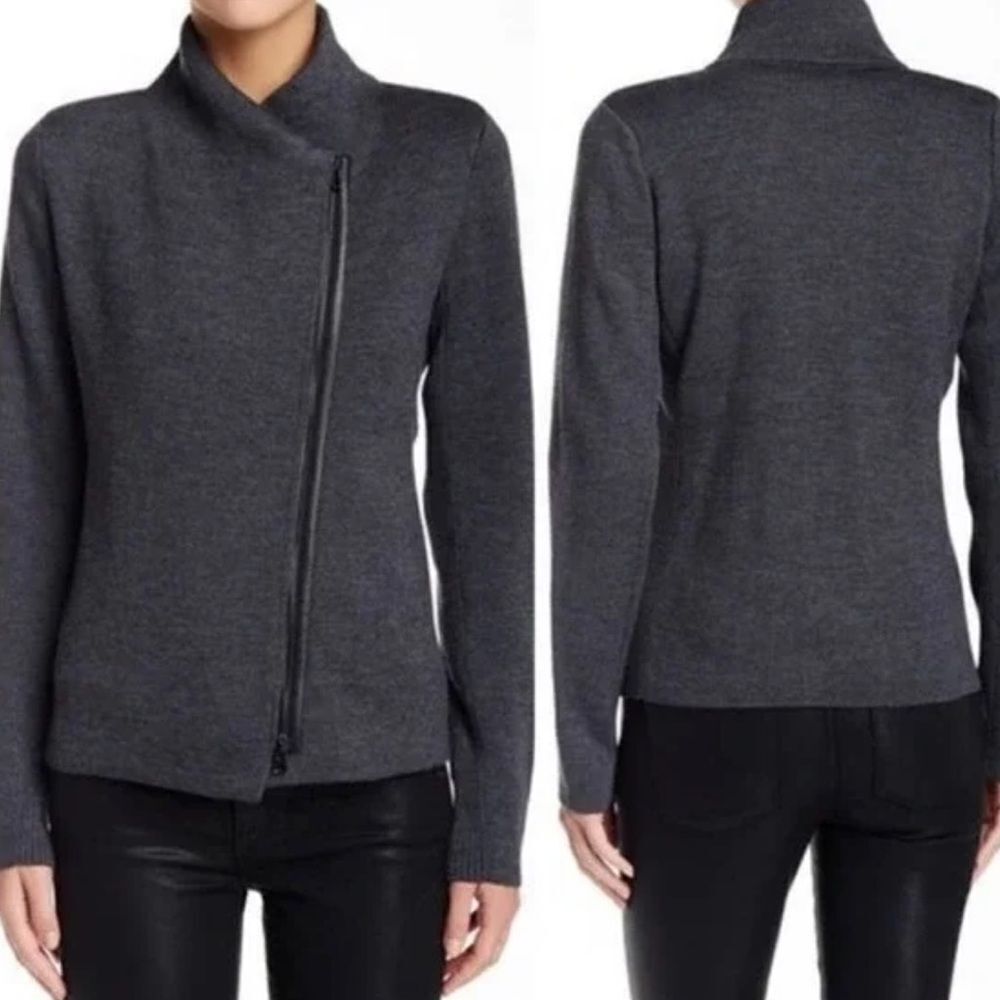 Vince wool and leather jacket size XS